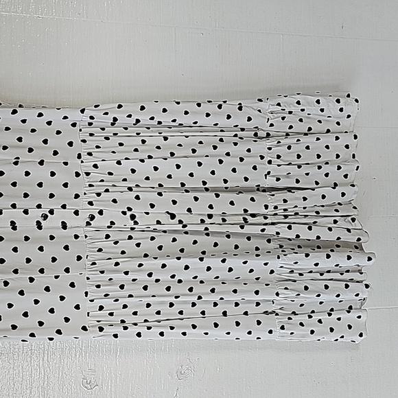 Hot Topic Dress Hearts Button Down Front Shortsleeve Size XL - Picture 3 of 9